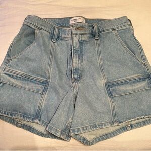 Abercrombie & Fitch Light Wash Jean Shorts